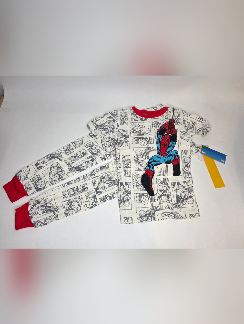 Marvel Youth Red, White, Black Spider-Man Pajama Set
